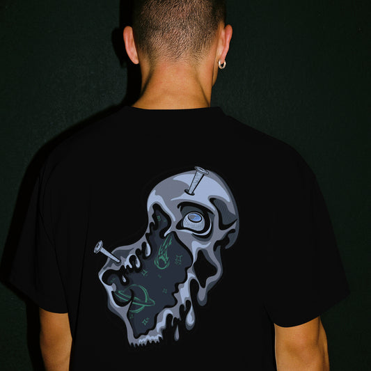 Cotton Kulture x Ember Illustrations - Dripping Skull Tee