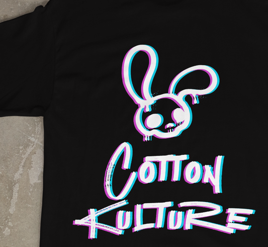 Cotton Kulture Tee - Pink & Blue Blur