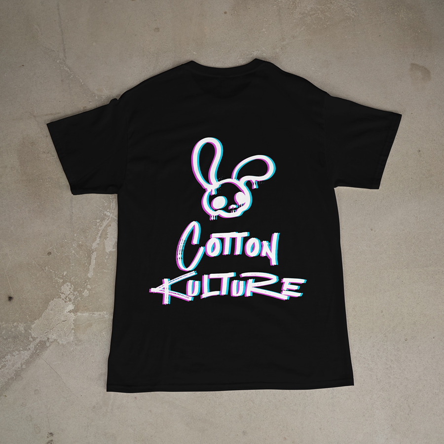 Cotton Kulture Tee - Pink & Blue Blur
