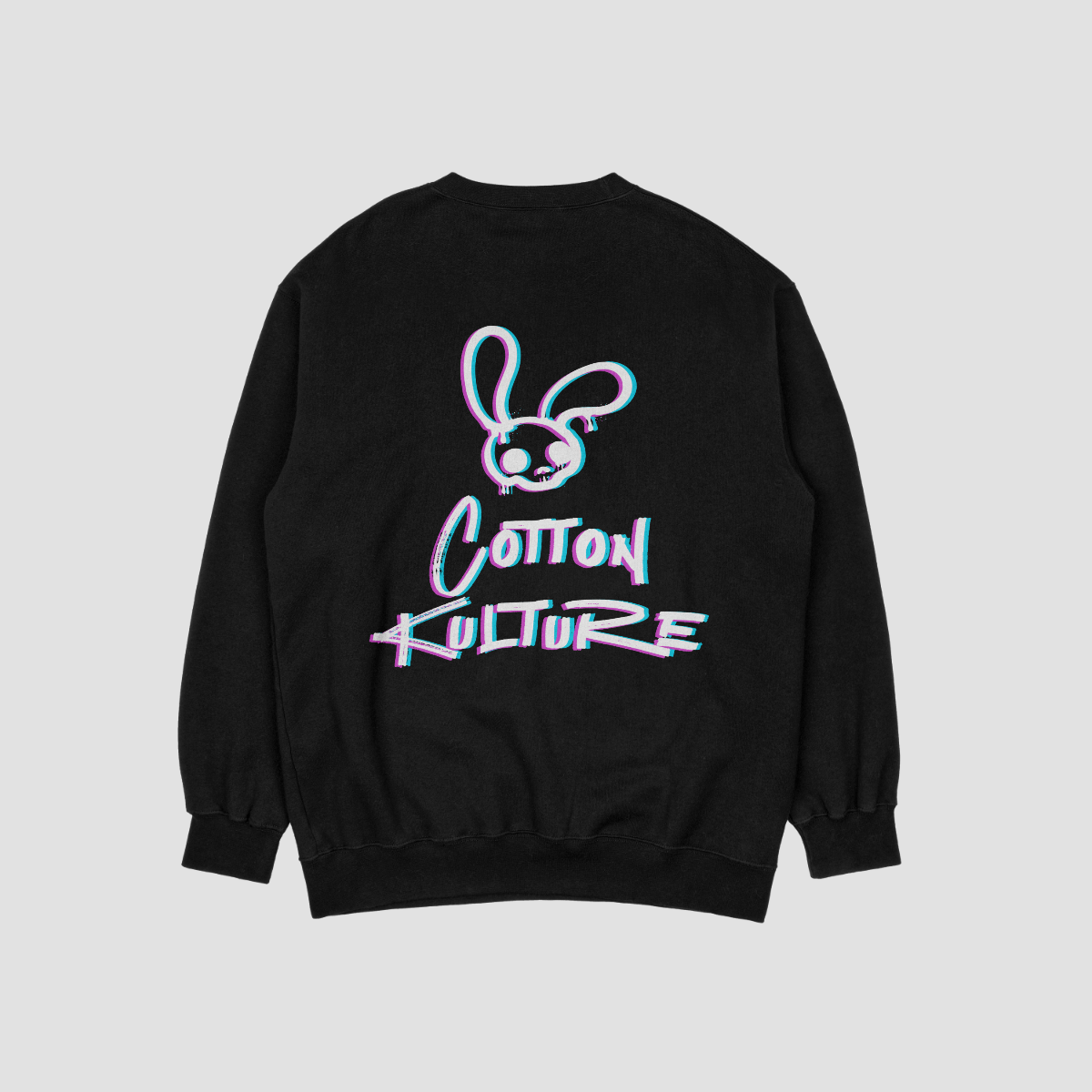 Cotton Kulture Sweatshirt - Pink & Blue Blur