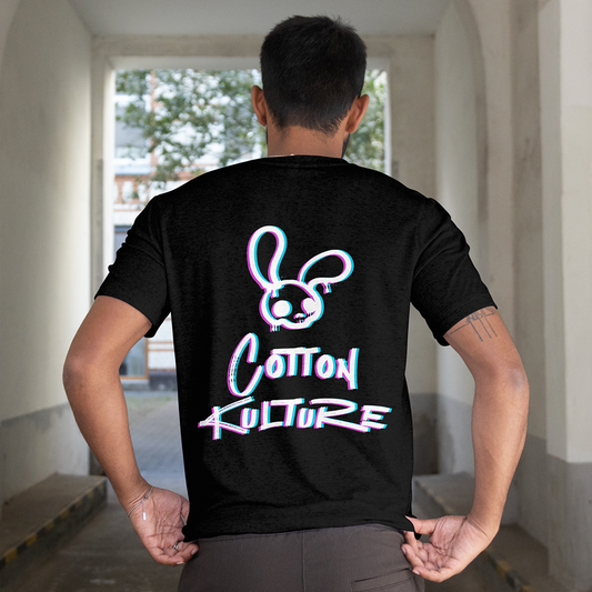 Cotton Kulture Tee - Pink & Blue Blur