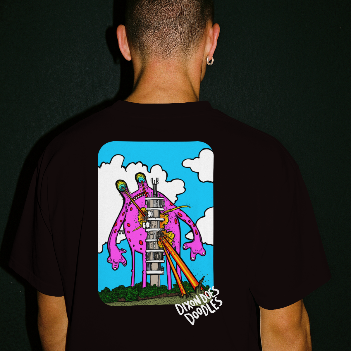 DixonDoesDoodles x Cotton Kulture collab - Purdown Tower Tee