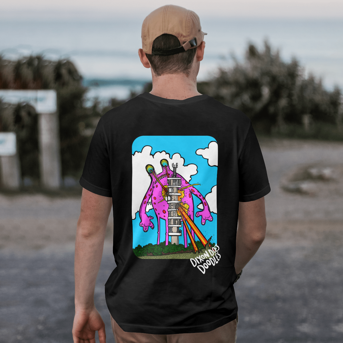 DixonDoesDoodles x Cotton Kulture collab - Purdown Tower Tee