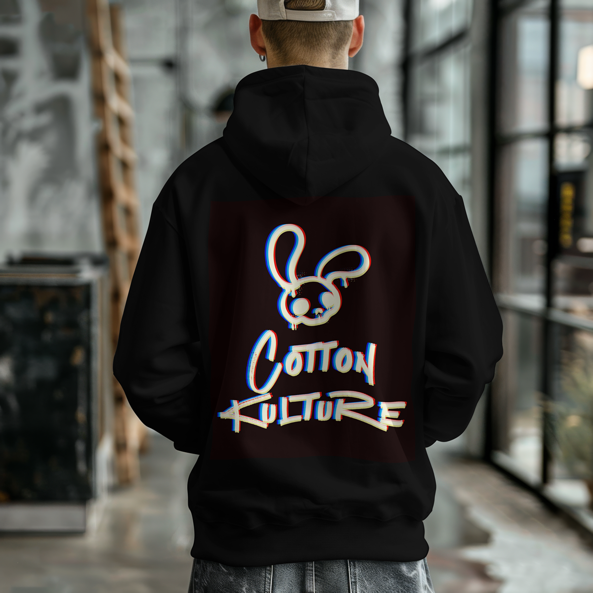 Cotton Kulture Hoodie - RGB Blur