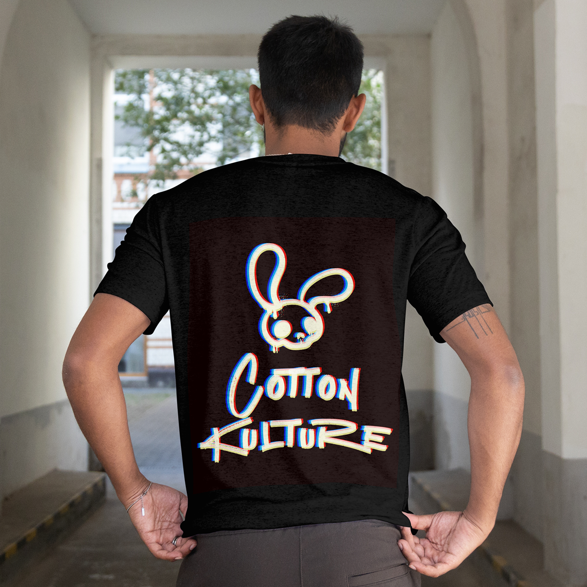 Cotton Kulture Tee - RGB Blur