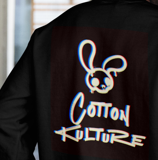 Cotton Kulture Sweatshirt - Pink & Blue Blur