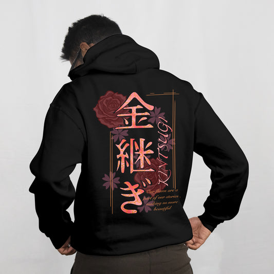 Ember Illustrations x Cotton Kulture collab - Kintsugi Hoodie
